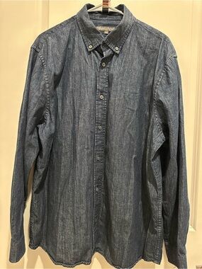Slate & Stone Indigo Denim Button-Down Shirt